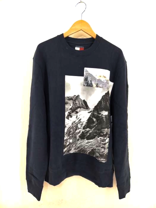 TOMMY HILFIGER（トミーヒルフィガー） 21AW オーバープリント袖刺繍スウェット メンズ トップス