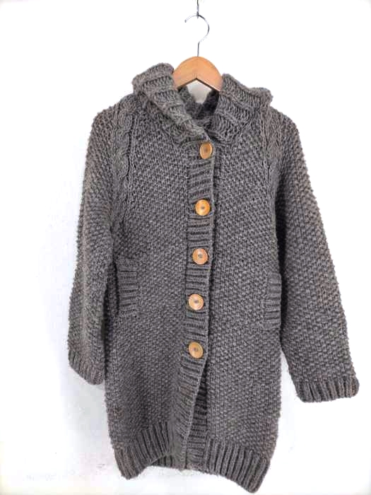 NIMES（ニーム） PERU KNIT ニットショールカラーコート レディース トップス