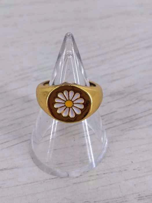 USED古着（ユーズドフルギ） フラワーモチーフリング メンズ アクセサリー