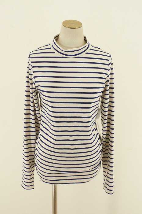 w closet WEARS INC. (ダブルクローゼットウェアーズインク) ボーダーハイネックカットソー レディース トップス