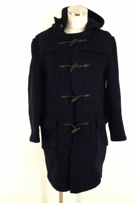 Gloverall（グローバーオール） 裏地チェックダッフルコート　DUFFLE COAT メンズ アウター
