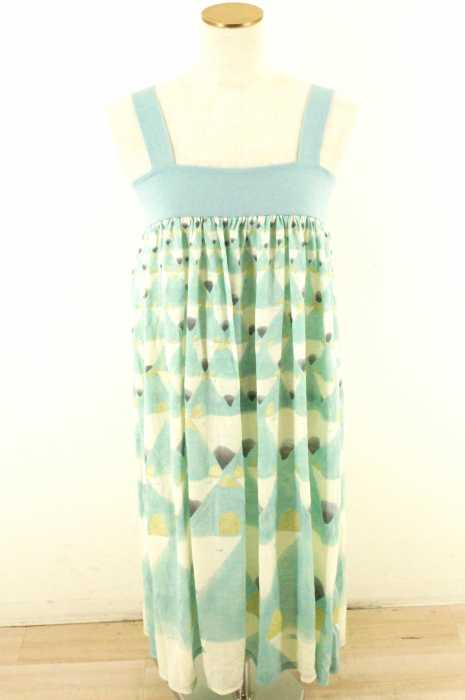 TSUMORI CHISATO （ツモリチサト） 10SS 総柄キャミソールワンピース レディース ワンピース