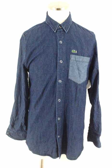 Lacoste LVE （ラコステライブ） ワンポイントワッペンスナップボタンデニムシャツ メンズ トップス