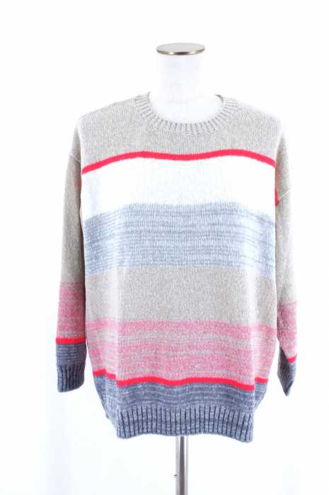 Marble Sud （マーブルシュッド） ボーダーウールニットトップス レディース トップス