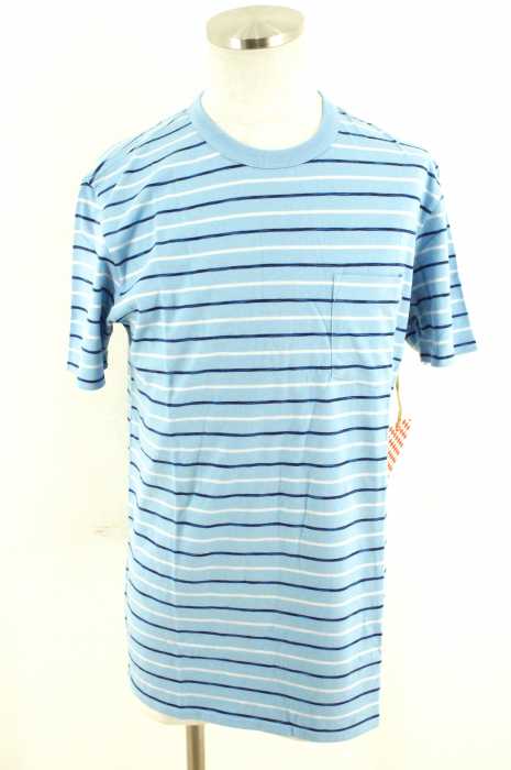 VANS （バンズ） ボーダー柄半袖ポケットTシャツ メンズ トップス