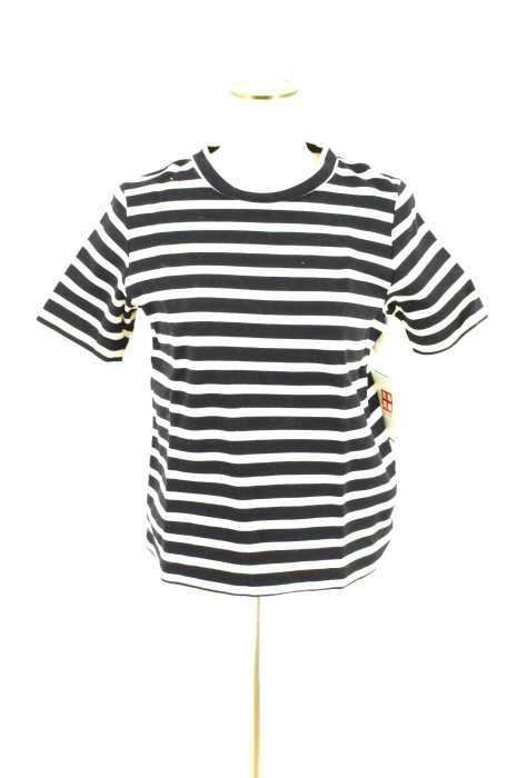 DRESSTERIOR （ドレステリア） ボーダー柄モックネックTシャツ レディース トップス