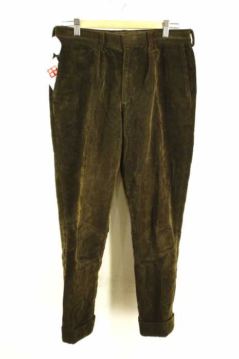 STRAIGHT SLACKS（ストレートスラックス）”SHANKAR CORDUROY” - BROWN