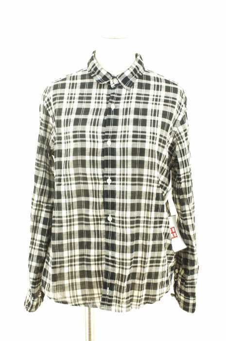 BEAUTY & YOUTH UNITED ARROWS × NEW ERA （ビューティーアンドユースユナイテッドアローズ ニューエラ） コットンリネンチェックレギュラーカラーシャツ レディース トップス