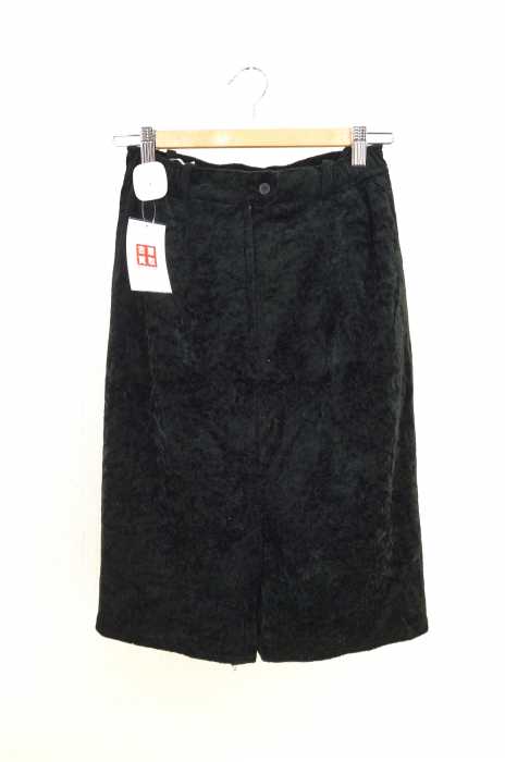 USED (ブランド不明) ベロア地ミモレ丈スカート レディース スカート