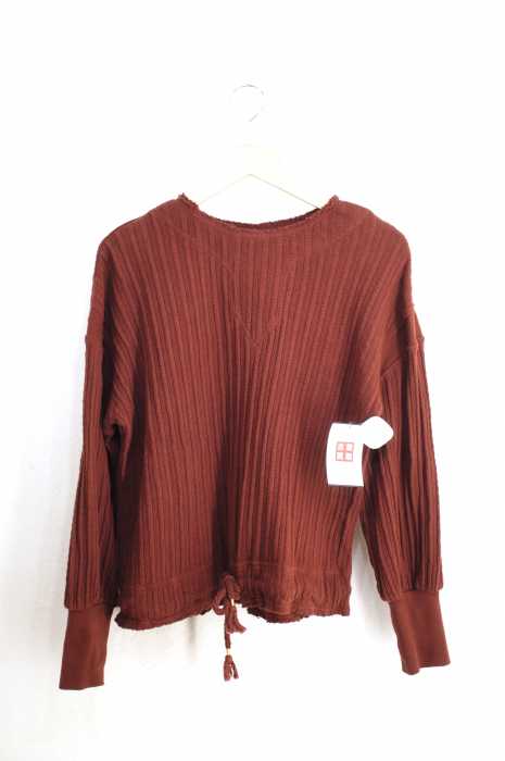 JOURNAL STANDARD relume （ジャーナルスタンダードレリューム） ジャガードリブドロップショルダープルオーバー レディース トップス