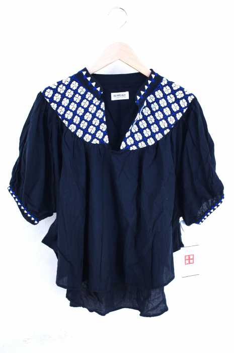 BEAMS BOY × Trepied（ビームスボーイ トレピエ） 刺繍ブラウス レディース トップス