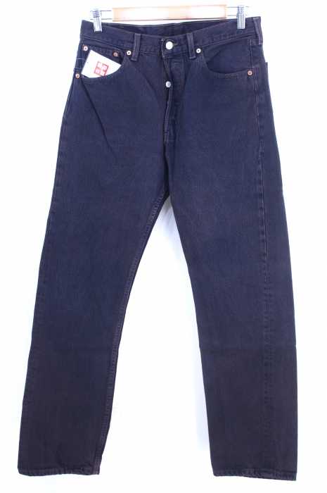 Levi's (リーバイス) 90s 97年製 501 ボタン裏520 USA製 ブラックデニム メンズ パンツ