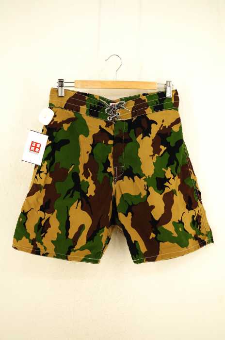 birdwell beach britches（バードウェル ビーチ ブリッチズ） USED製　カモ柄スイムショーツ メンズ パンツ