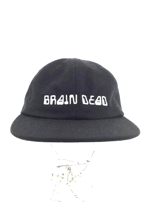 BRAIN DEAD（ブレインデッド） ALIEN FONT CAP ロゴ刺繍6パネルキャップ メンズ 帽子
