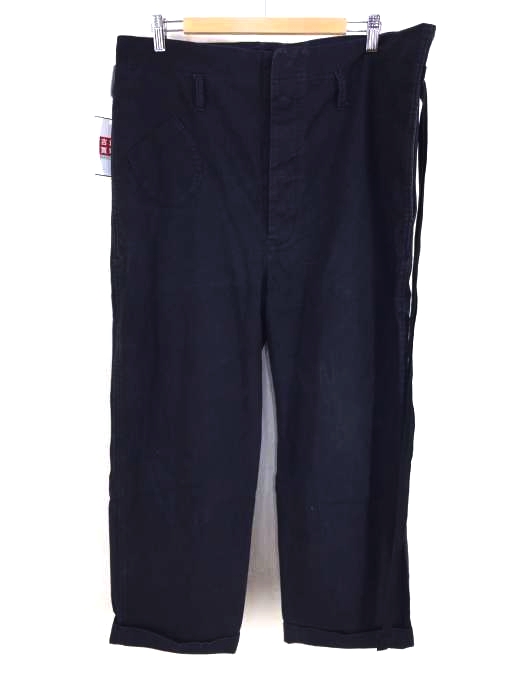 UNITUS（ユナイタス） 19SS RAILROADER PANT リネン混ワイドパンツ メンズ パンツ