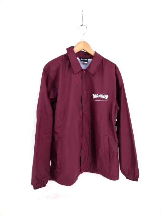 THRASHER(スラッシャー) バックプリント コーチジャケット メンズ アウター