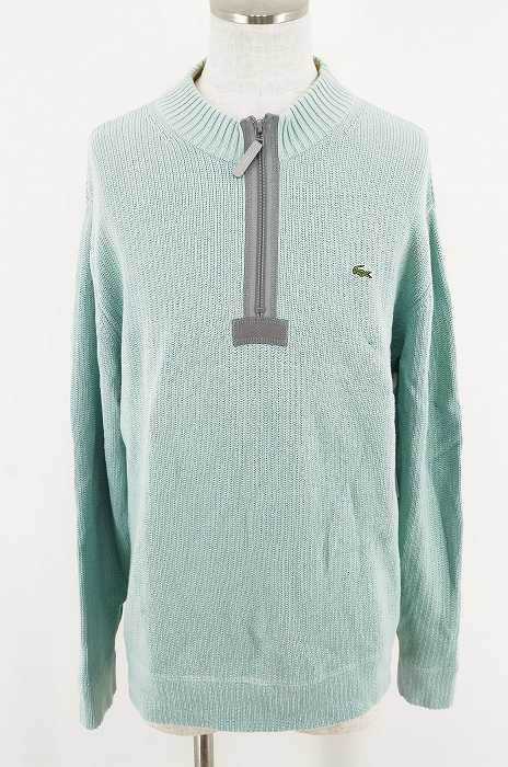 LACOSTE （ラコステ） ハーフジップコットンセーター メンズ トップス