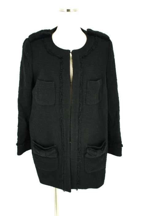 Kaon （カオン） ノーカラー七分ジャケット レディース アウター