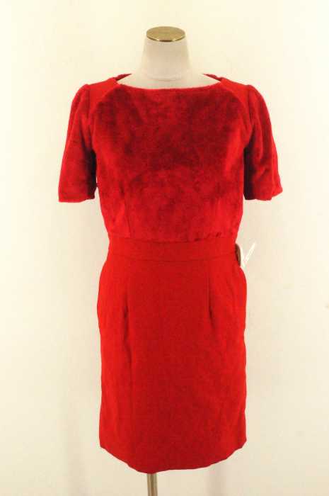 ANREALAGE（アンリアレイジ） 14AW ミクロムートンフランネルパネルワンピース レディース ワンピース