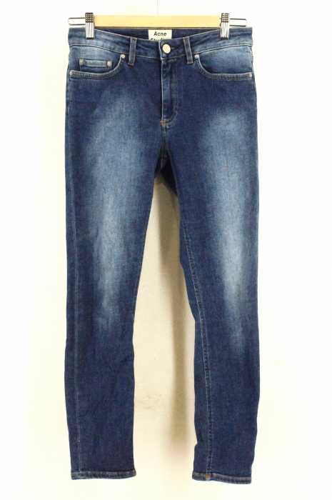 ACNE STUDIOS（アクネストゥディオズ） Skin 5 Used Blue  used 加工デニムパンツ レディース パンツ