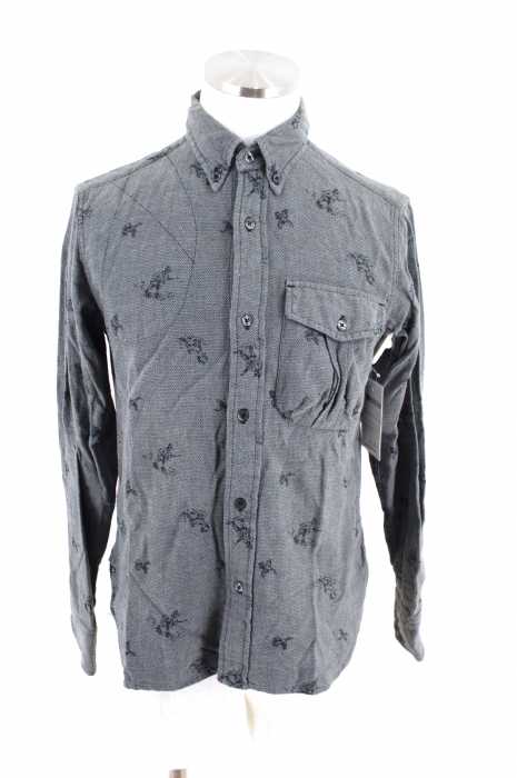 WOOLRICH WOOLEN MILLS (ウールリッチウーレンミルズ) 総柄コットンネルシャツ メンズ トップス