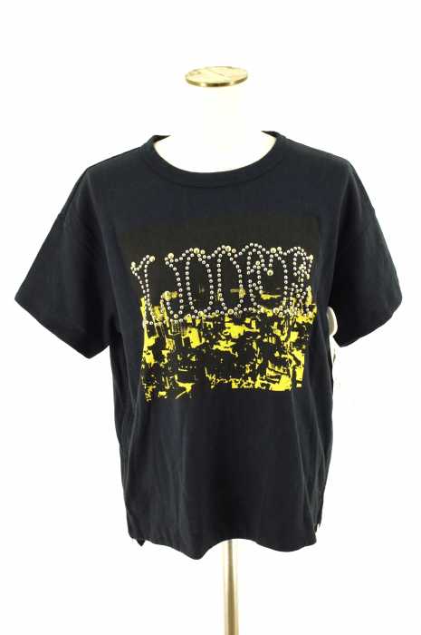 Sacai （サカイ） 16aw サイドジップスタッズTシャツ レディース トップス