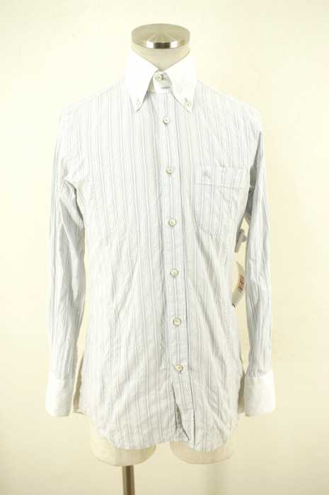 BURBERRY BLACK LABEL （バーバリーブラックレーベル） クレリックストライプシャツ メンズ トップス