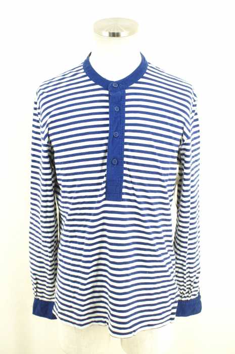 Polo by RALPH LAUREN （ポロバイラルフローレン） ヘンリーネックボーダーロンT メンズ トップス