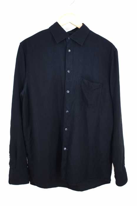 CALVIN KLEIN (カルバンクライン) シャドーチェック柄 シルクシャツ メンズ トップス