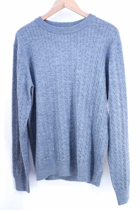 nano universe （ナノユニバース） 18AW メリノウール クルーネックアランニット メンズ トップス