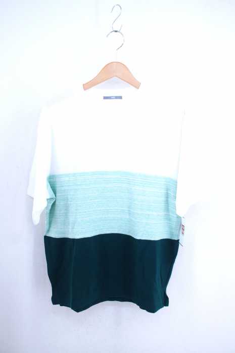 SHIPS （シップス） 19SS  パネルボーダー ボックスシルエット Tシャツ メンズ トップス