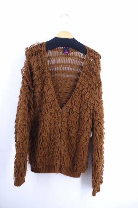 X-girl （エックスガール） LOOP KNIT CARDIGAN レディース トップス