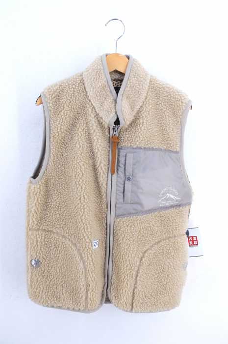 QUENCHLOUD（クエンチラウド） NATIVE BOA FLEECE VEST ボアフリースベスト メンズ トップス