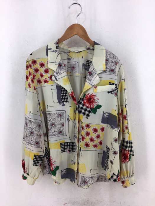 USED古着（ユーズドフルギ） 花柄開襟シャツ レディース トップス