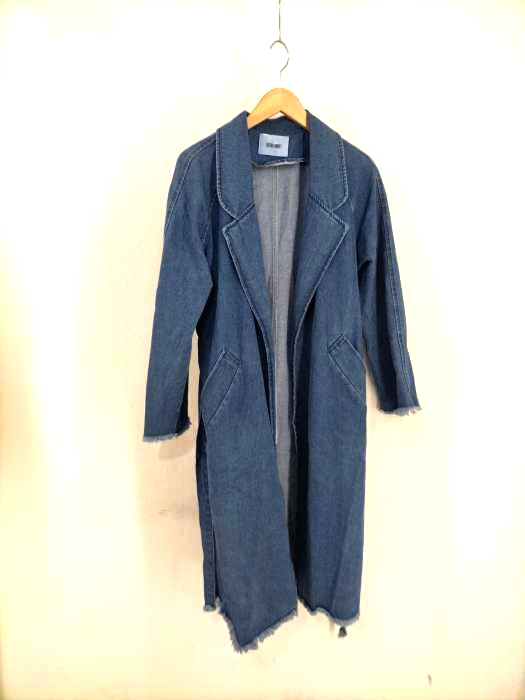 USED古着（ユーズドフルギ） QUEENS RABBIT デニムチェスターコート レディース アウター
