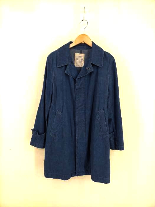 FOB FACTORY（エフオービーファクトリー） デニムステンカラーコート メンズ アウター
