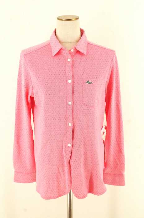 LACOSTE （ラコステ） ピンドットポケットシャツ レディース トップス