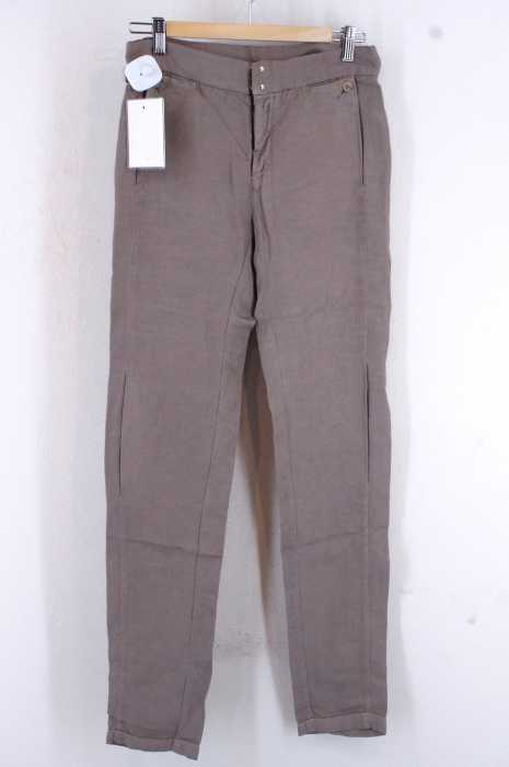 MM6 Maison Margiela （エムエムシックス メゾンマルジェラ） 13SS リネン混フロントフックパンツ レディース パンツ