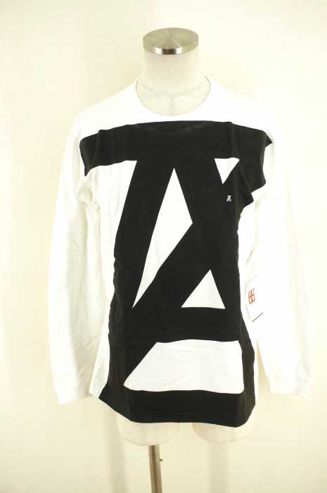 ANREALAGE （アンリアレイジ） alight　unlight　LOGO LONG SLEEVE TEE メンズ トップス