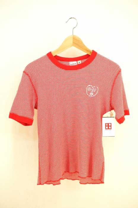 BEAMS BOY (ビームスボーイ) ヘルスニット別注ボーダーカットソー レディース トップス