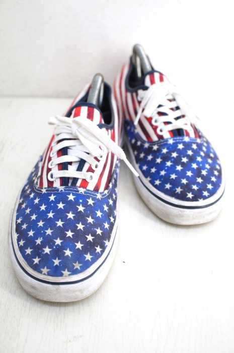 VANS （バンズ ） USA企画 星条旗プリントオーセンティック メンズ シューズ