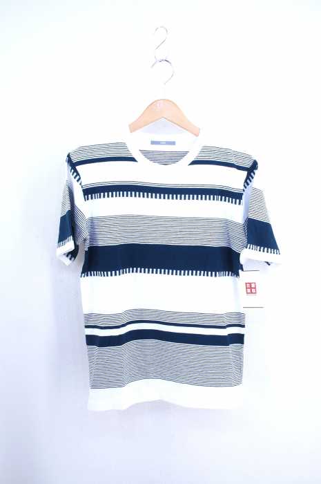 SHIPS （シップス） 19SS  梨地 ボーダー Tシャツ メンズ トップス
