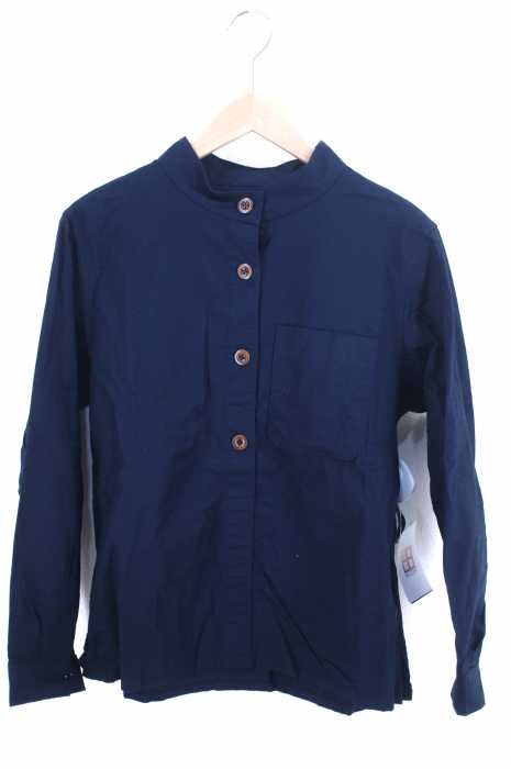 MHL. （エムエイチエル） 19AW COTTON OXFORD コットンオックスフォードバンドカラーシャツ レディース トップス