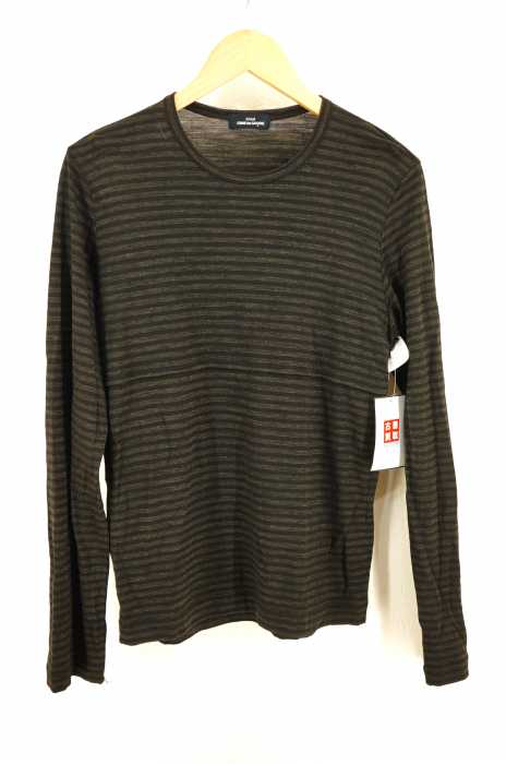 tricot COMME des GARCONS （トリココムデギャルソン） クルーネックボーダー柄カットソー レディース トップス