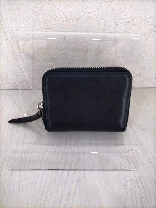 ALLSAINTS（オールセインツ） スター型押し ラウンドジップ レザーコインケース レディース 財布・ケース