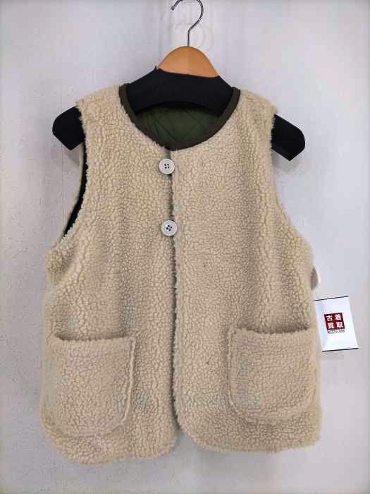 BEAMS BOY(ビームスボーイ) 17AW サーモ 中綿 ボア リバーシブルベスト レディース トップス