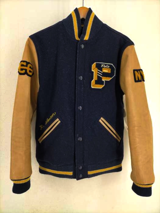 POLO RALPH LAUREN（ポロラルフローレン） N.Y STATE CHAMPS Letterman Jacket レディース アウター