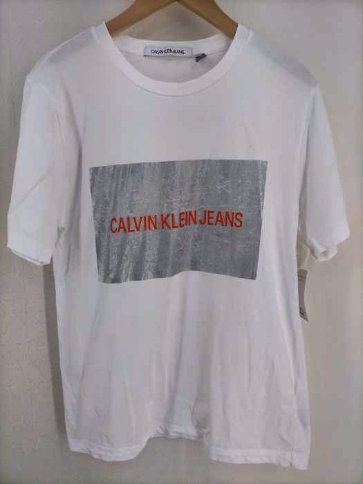 Calvin Klein Jeans（カルバンクラインジーンズ） 19SS ロゴプリント半袖Tシャツ メンズ トップス