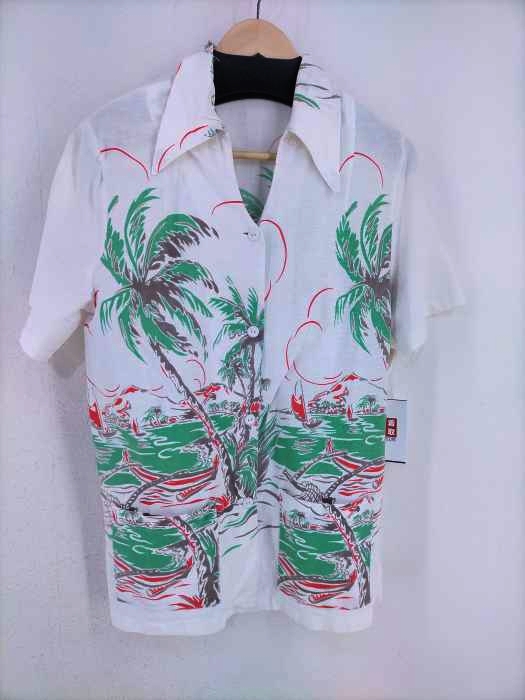 USED古着(ユーズドフルギ) 70s~ 開襟アロハシャツ レディース トップス