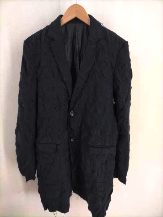 gene par YUKIO MISHIBA（ジェネパーユキオミシバ） Wool Ripple Coat メンズ アウター
